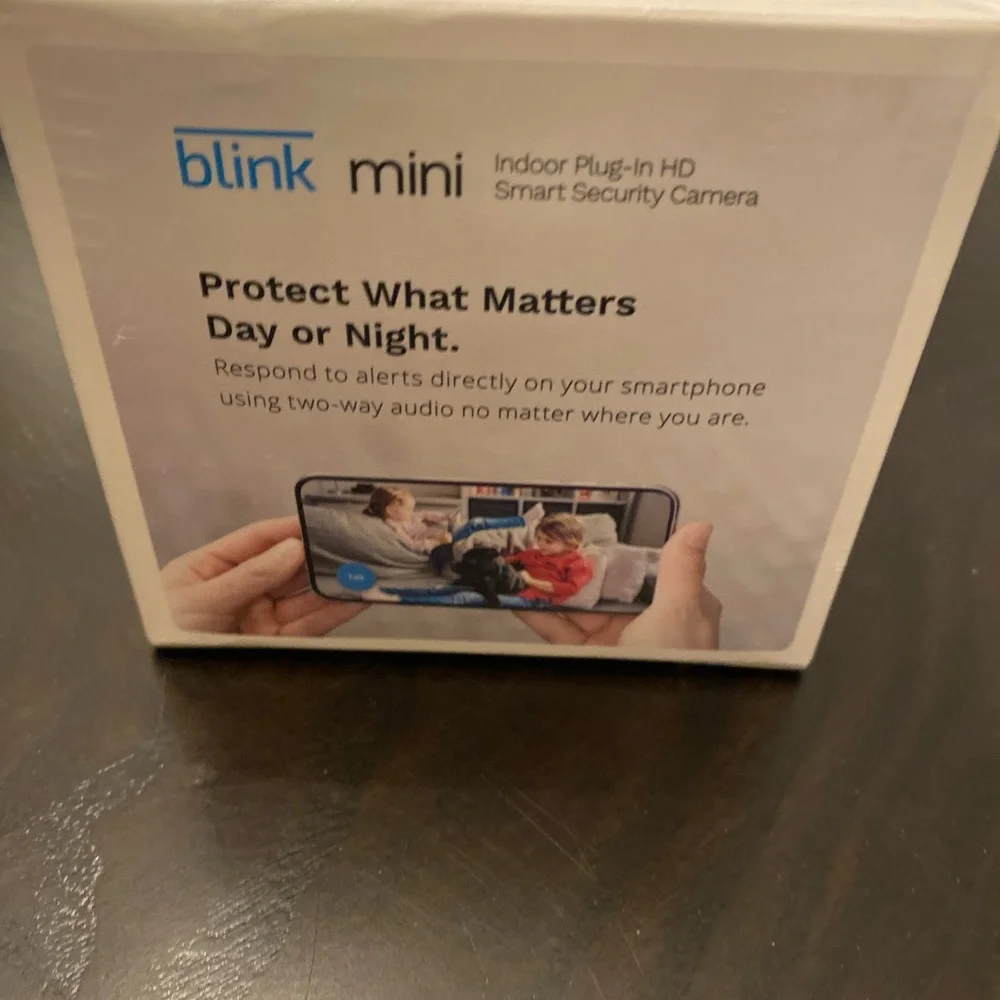 Blink Mini Indoor Plug-In HD Smart Security Camera